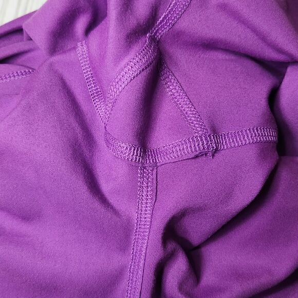 Girlfriend Collective Plum High Rise Bike Shorts Size Xsmall - Picture 10 of 10